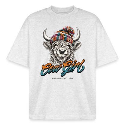Boxy Heavyweight Unisex Organic T-Shirt von Stanley/Stella - Kühles Grau meliert