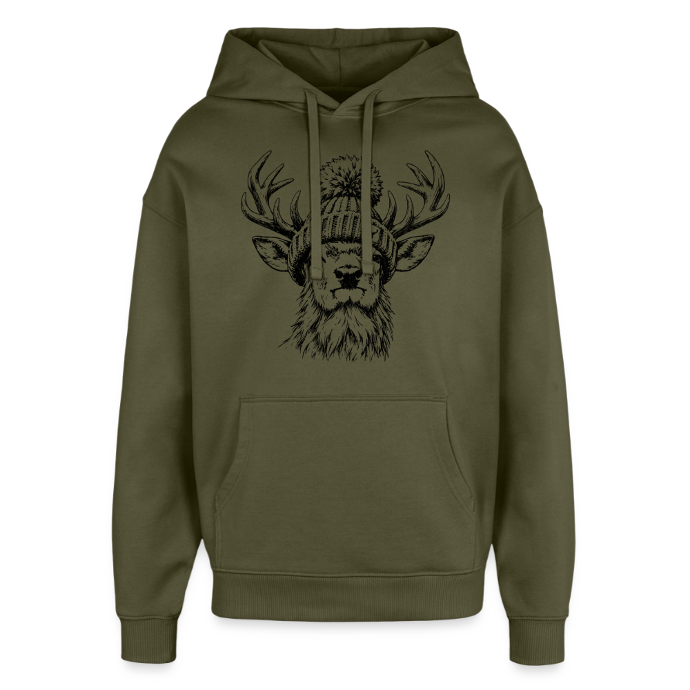Oversized Unisex Hoodie von Stanley/Stella - Khaki
