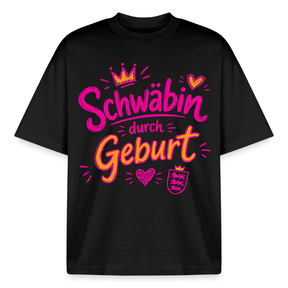 Schwäbin Design T-Shirt - Schwarz