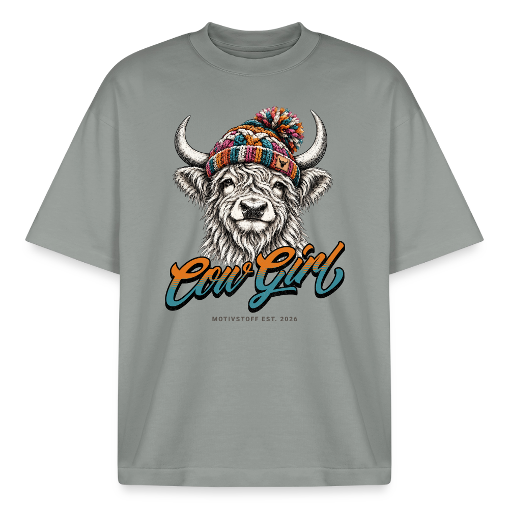 Boxy Heavyweight Unisex Organic T-Shirt von Stanley/Stella - Nebelgrau