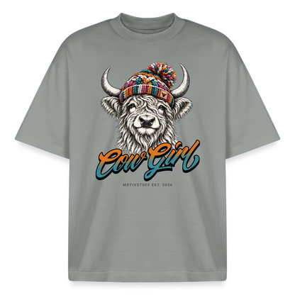 Boxy Heavyweight Unisex Organic T-Shirt von Stanley/Stella - Nebelgrau
