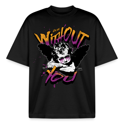 Without You Design T-Shirt - Schwarz