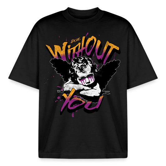 Without You Design T-Shirt - Schwarz