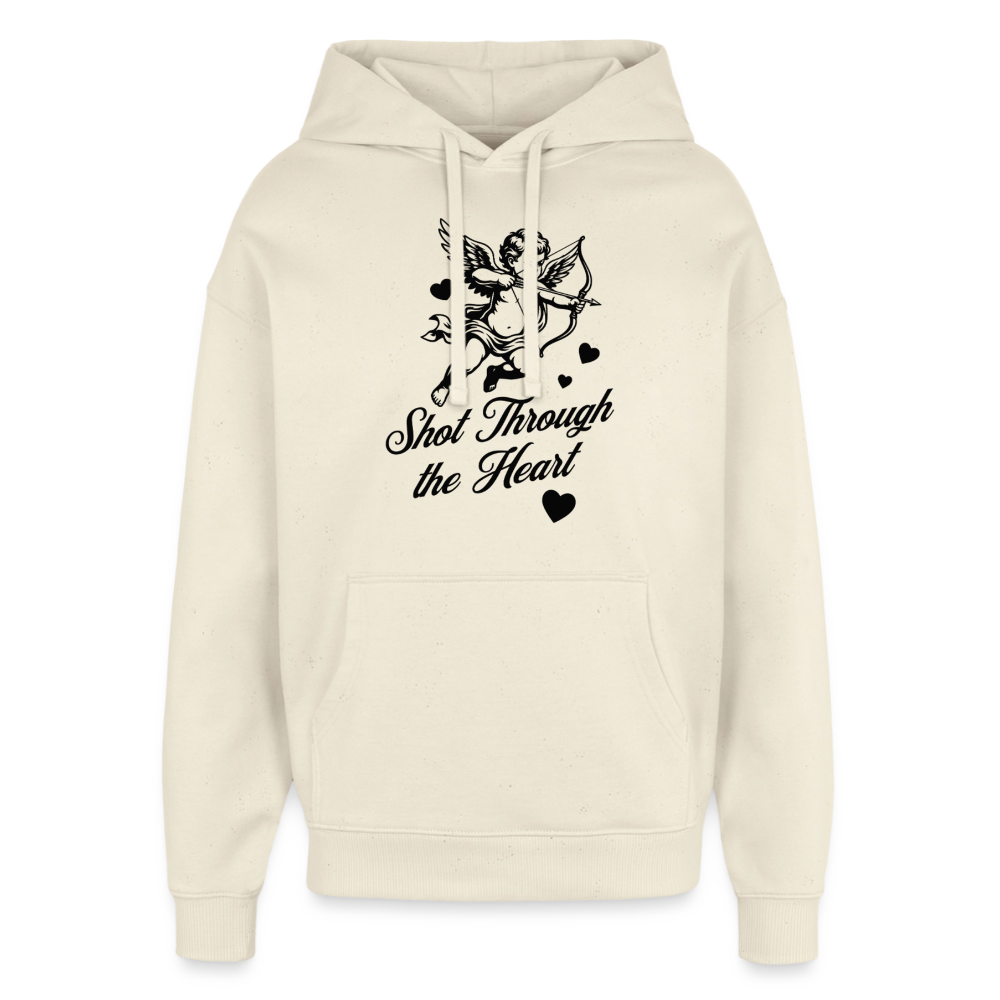 Amor Shot Design Hoodie - Natur