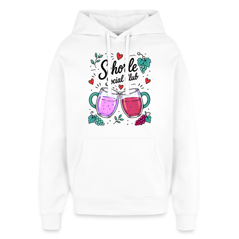 Schorle Design Hoodie - Weiß