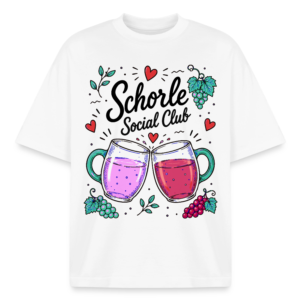 Schorle Design T-Shirt - Weiß