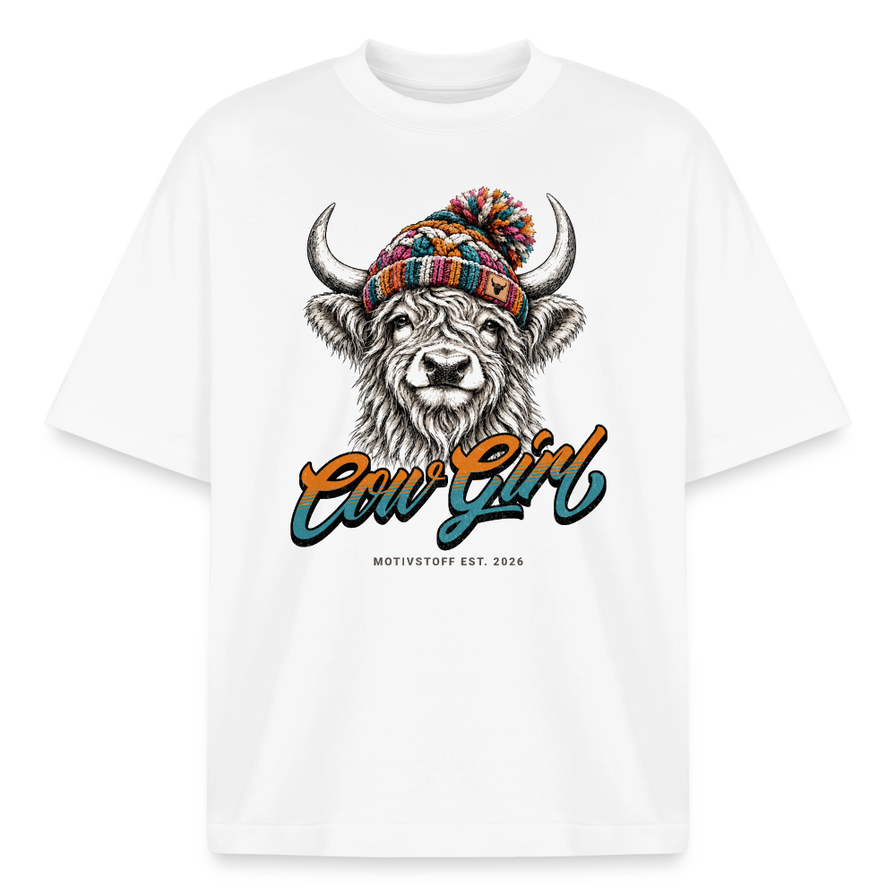 Boxy Heavyweight Unisex Organic T-Shirt von Stanley/Stella - Weiß