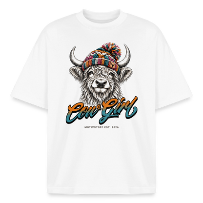 Boxy Heavyweight Unisex Organic T-Shirt von Stanley/Stella - Weiß