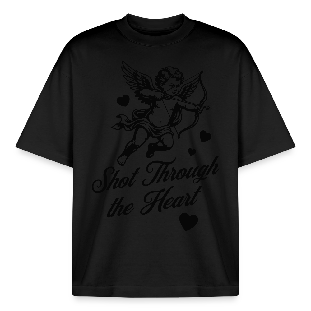 Amor Shot Design T-Shirt - Schwarz