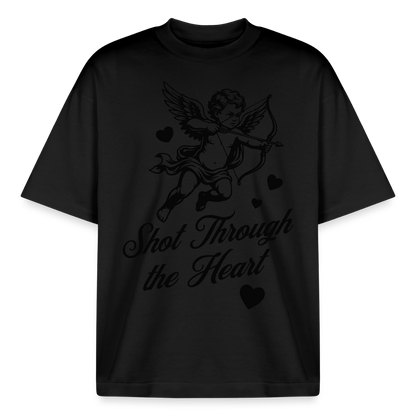 Amor Shot Design T-Shirt - Schwarz