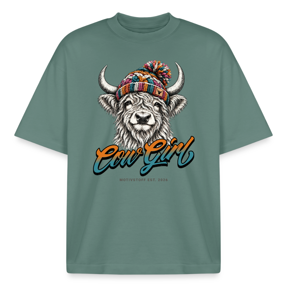 Boxy Heavyweight Unisex Organic T-Shirt von Stanley/Stella - Grüner Bucht