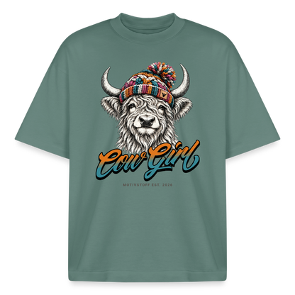 Boxy Heavyweight Unisex Organic T-Shirt von Stanley/Stella - Grüner Bucht