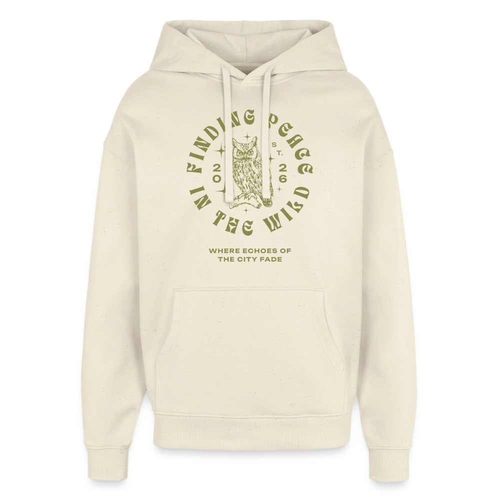 Eule Design Hoodie - Natur