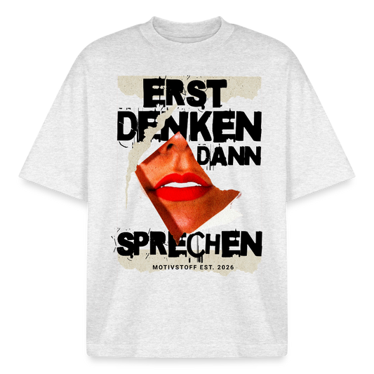 Boxy Heavyweight Unisex Organic T-Shirt von Stanley/Stella - Kühles Grau meliert