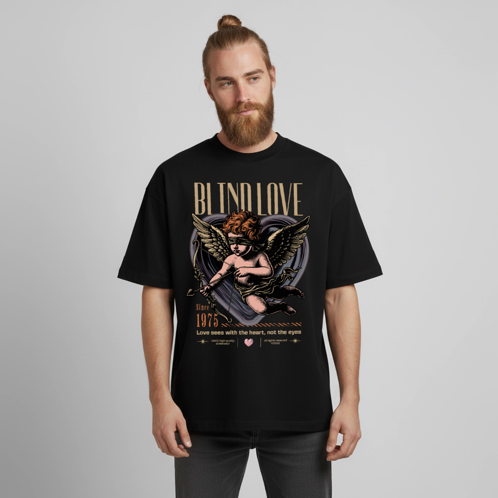 Amor Design T-Shirt - Schwarz