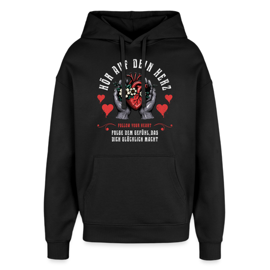 Oversized Unisex Hoodie von Stanley/Stella - Schwarz