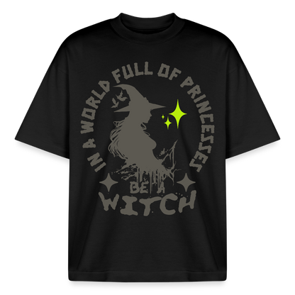 Witch Design T-Shirt - Schwarz