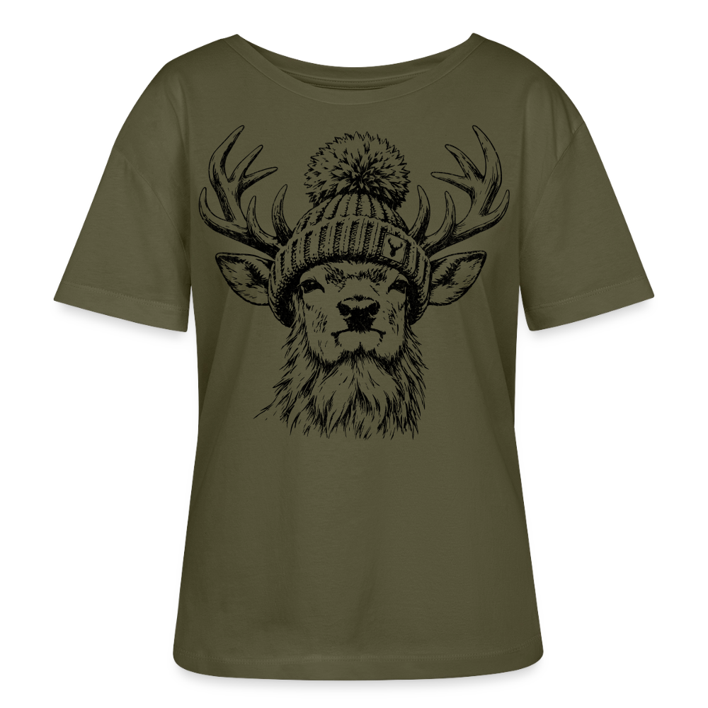 Stanley/Stella Relaxed Rundhals Frauen Bio-T-Shirt SERENA - Khaki