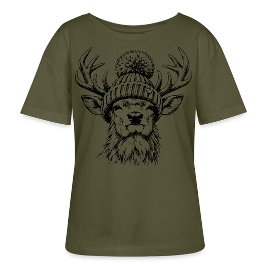 Stanley/Stella Relaxed Rundhals Frauen Bio-T-Shirt SERENA - Khaki