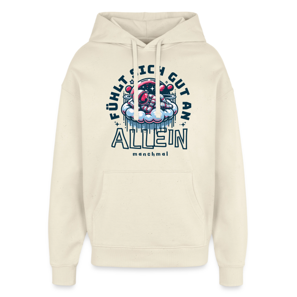Oversized Unisex Hoodie mit Astronautmotiv - Natur
