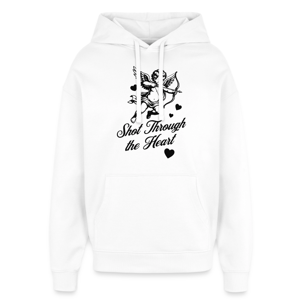 Amor Shot Design Hoodie - Weiß