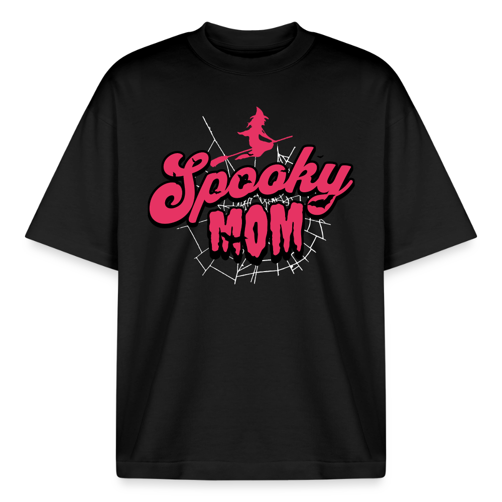 Spooky Mom Design T-Shirt - Schwarz