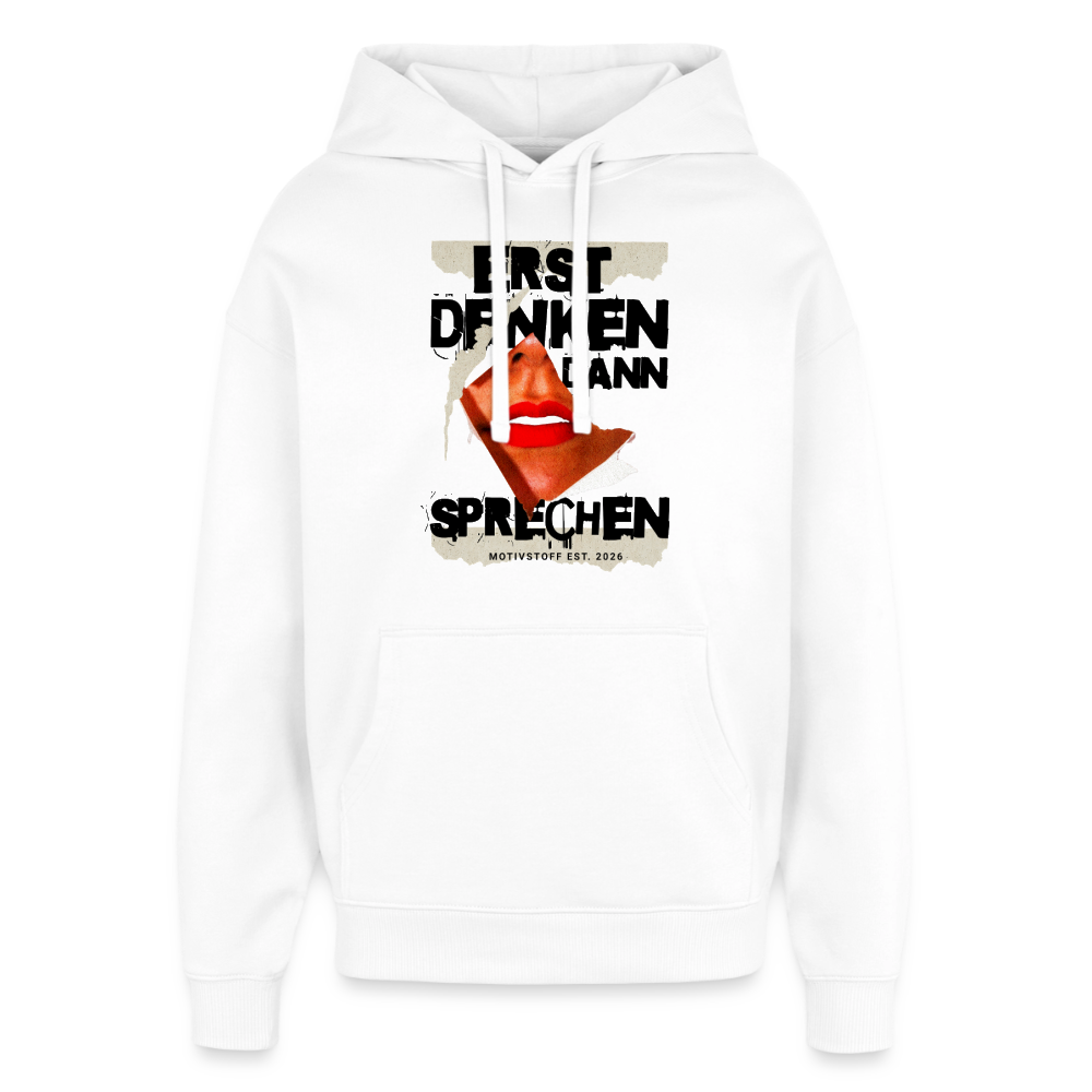 Oversized Unisex Hoodie von Stanley/Stella - Weiß