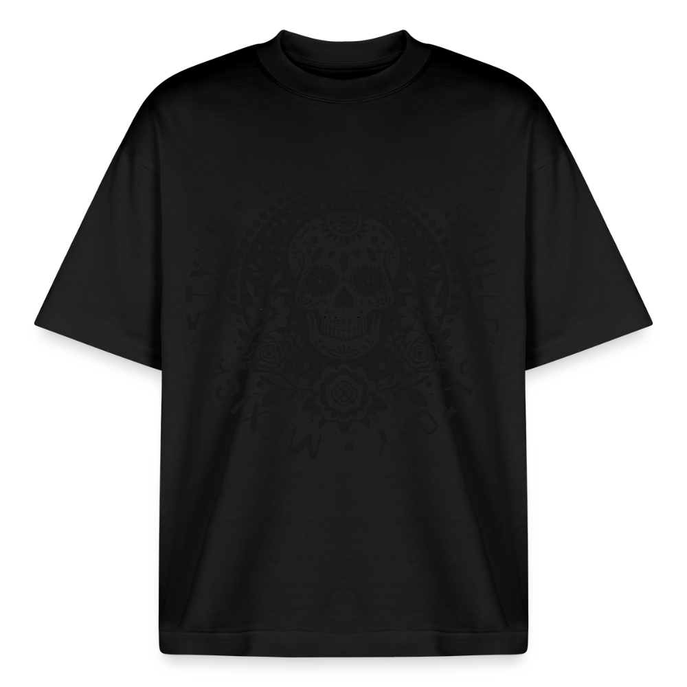 Skull Design T-Shirt - Schwarz