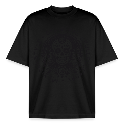Skull Design T-Shirt - Schwarz