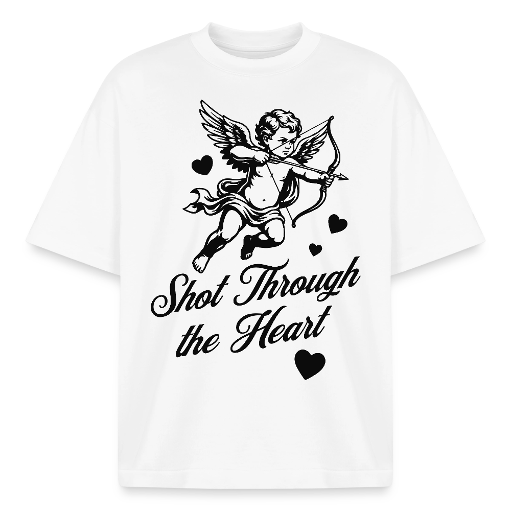 Amor Shot Design T-Shirt - Weiß