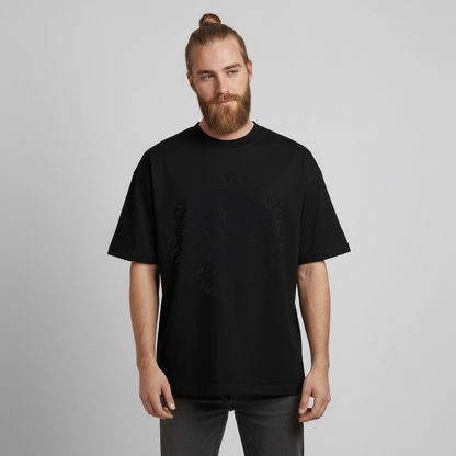 Skull Design T-Shirt - Schwarz