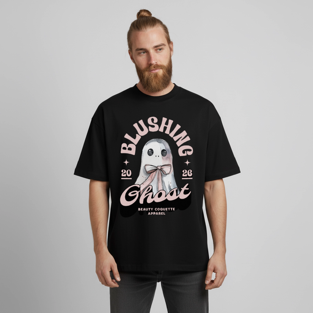 Ghost Design T-Shirt - Schwarz