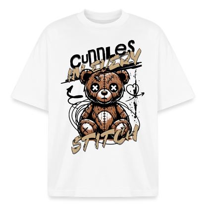 Bear Design T-Shirt - Weiß