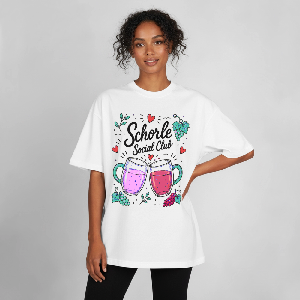 Schorle Design T-Shirt - Weiß