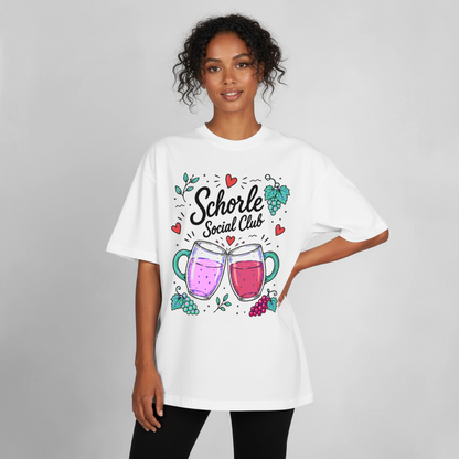 Schorle Design T-Shirt - Weiß