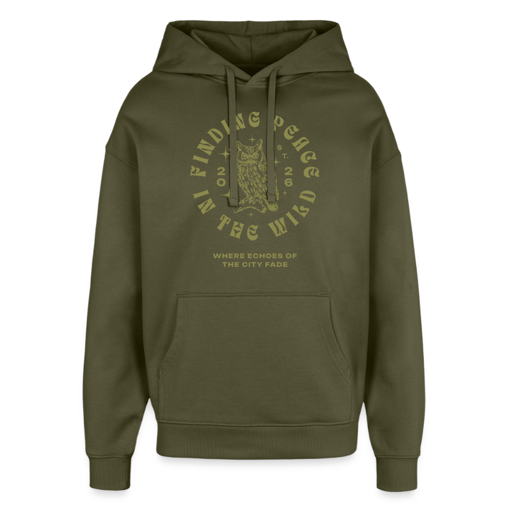 Eule Design Hoodie - Khaki