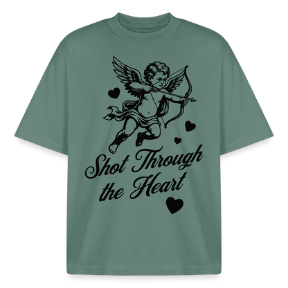 Amor Shot Design T-Shirt - Grüner Bucht