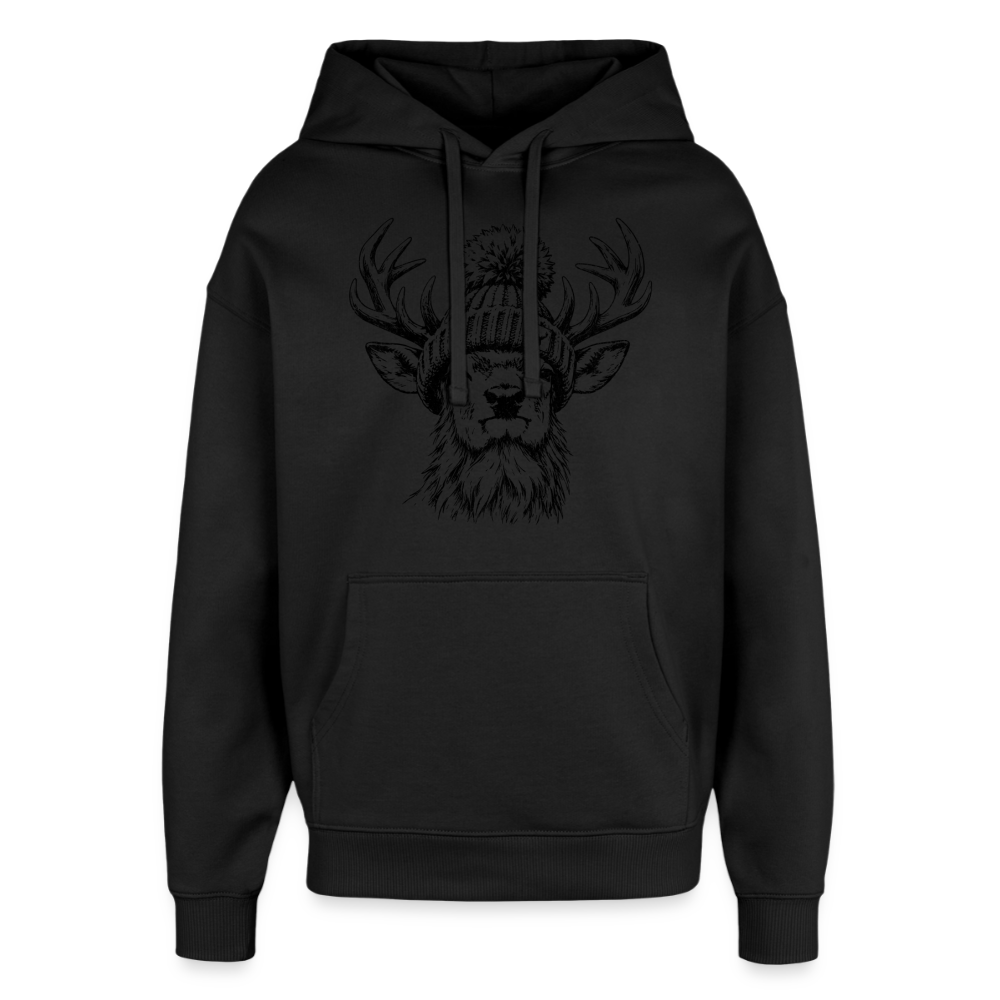 Oversized Unisex Hoodie von Stanley/Stella - Schwarz