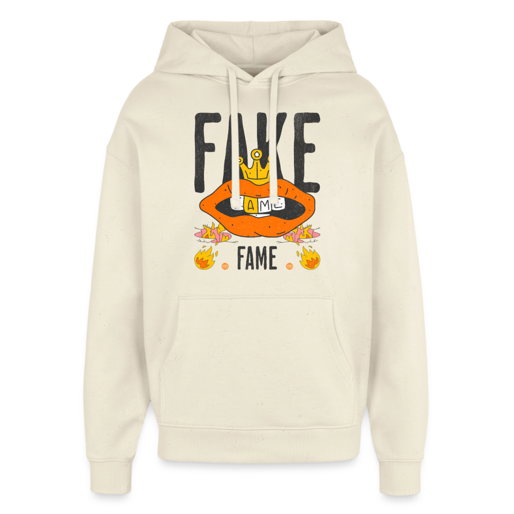 Fake Fame Design Hoodie - Natur